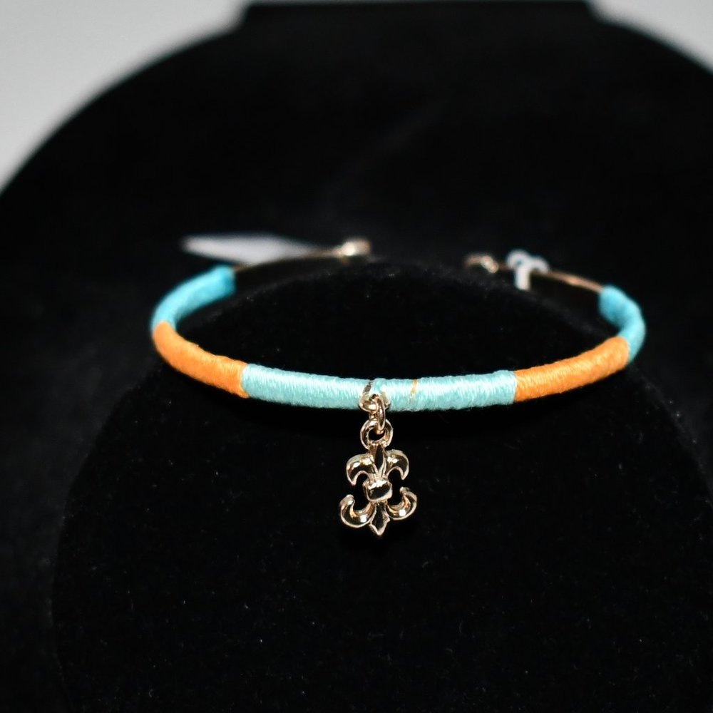 Anna & Ava Slip on Bracelet with Fleur-de-lis #d418768515 NWT